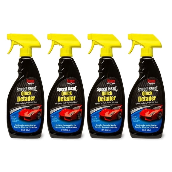Stoner Car Care 92354-4PK 22-Ounce Speed Bead Quick Detailer Car Cleaner Wax Spray for Fast Touch-Ups and to Provide Shine and Protection, Pack of 4