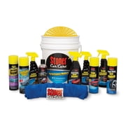 Stoner Car Care 99049 15-Piece Performance Essentials Complete Car Detailing Kit with Invisible Glass Cleaner, Microfiber Cloths, 5-Gallon Bucket, Wheel Cleaner and More Gift for Vehicle Enthusiasts