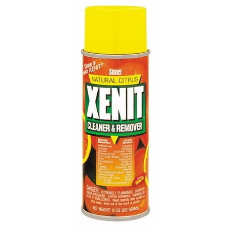 Stoner Car Care 94213 Xenit Citrus Cleaner and Remover Eliminates Stains, Sticky Residues, Grease, Oil, and More from Multiple Surfaces in Your House, Garage, and Workshop, 10 Oz, Pack of 1