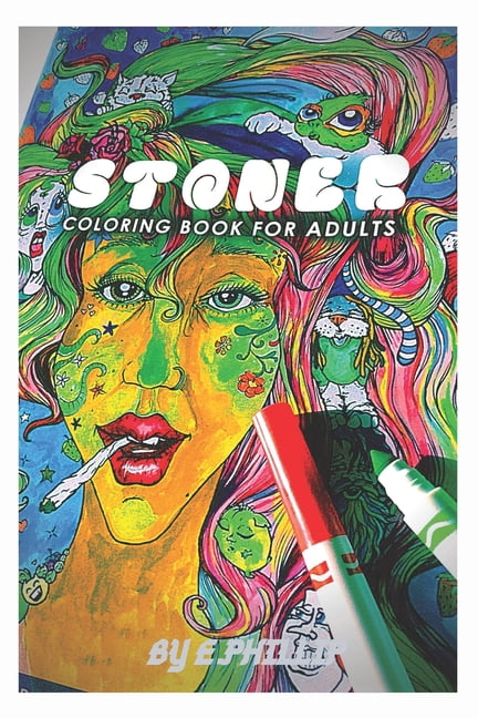Stoner Coloring Book for Adults (Paperback)