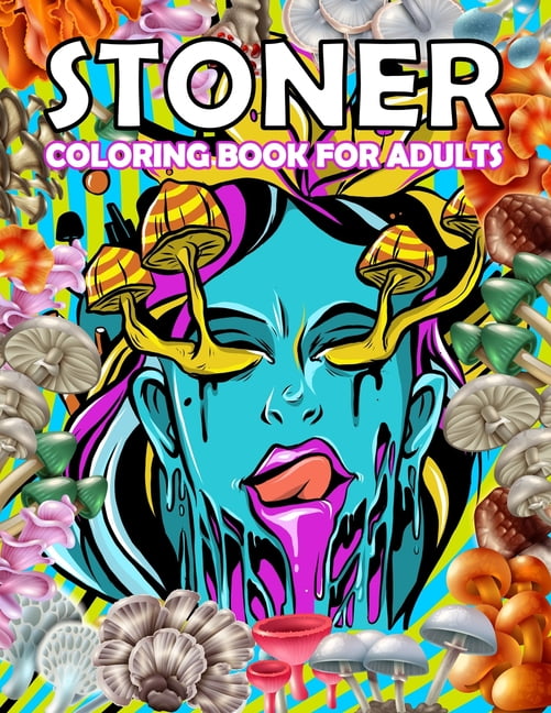 Stoner Activity Book for Adults: Trippy coloring pages, mazes, stoner word  searches and more stuff to relax and relieve stress