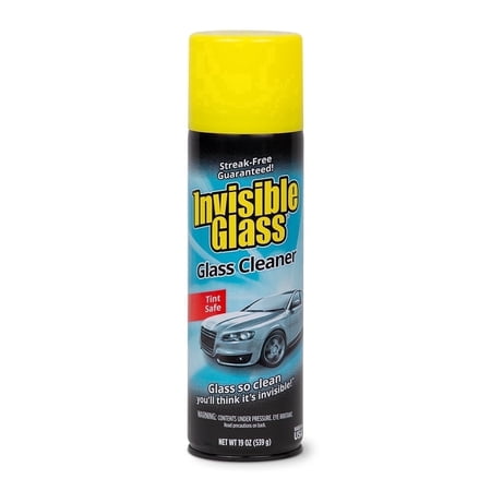 Invisible Glass 91164 Premium Glass and Window Cleaner for Auto and Home Cleans Glass, Windows, Windshields, Navigation Screens, and More, Streak-Free, Ammonia-Free, Tint-Safe, 19 Oz, Pack of 1