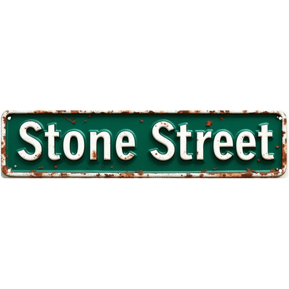 Stoneridge db Tin Sign - 16*4 Inches Retro Decor for Patio, Backyard & Lounge | Retro Decor, Patio Signs, Outdoor Signs Tin Signs