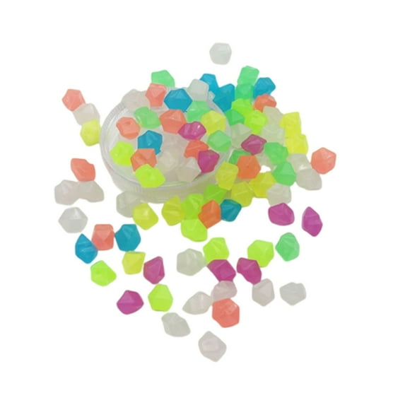 Stones Colorful Fluorescent Decorative Pebbles for Vase Fillers & Decor, Decorative Stones