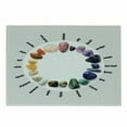 thumbnail image 1 of Stones Cutting Board, Natural Precious Rocks and Written Names Round Order with Color Change Scale Photo, Decorative Tempered Glass Cutting and Serving Board, in 3 Sizes, by Ambesonne, 1 of 2