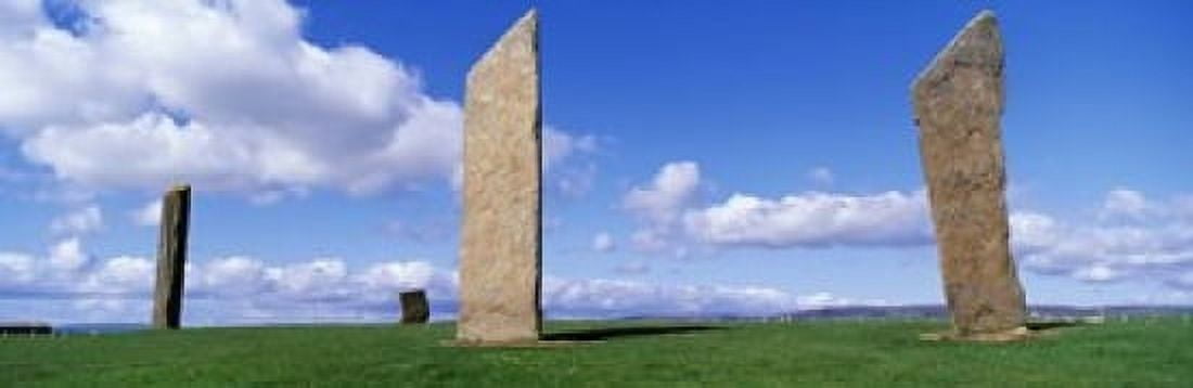 Stones Of Stenness Orkney Islands Scotland United Kingdom Canvas Art - Panoramic Images (18 x 6)