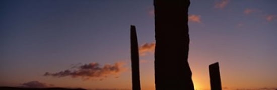 Stones Of Stenness Orkney Islands Scotland United Kingdom Canvas Art - Panoramic Images (36 x 12)