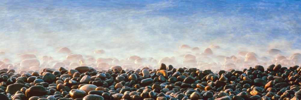 Stones at Calumet Park Beach La Jolla San Diego California USA Canvas Art - Panoramic Images (27 x 9)