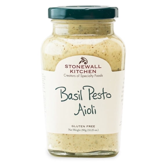 Stonewall Kitchen All Natural Aioli Basil Pesto -- 10.25 oz