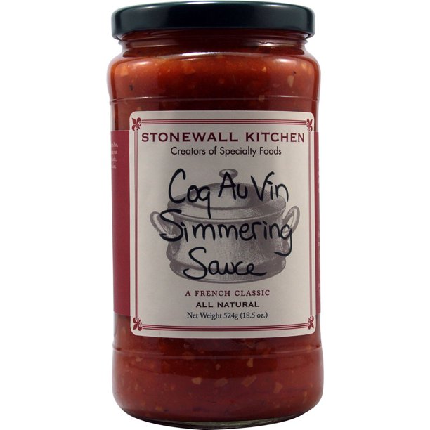 Stonewall Kitchen All Natural Simmering Sauce Coq Au Vin 18.5 oz