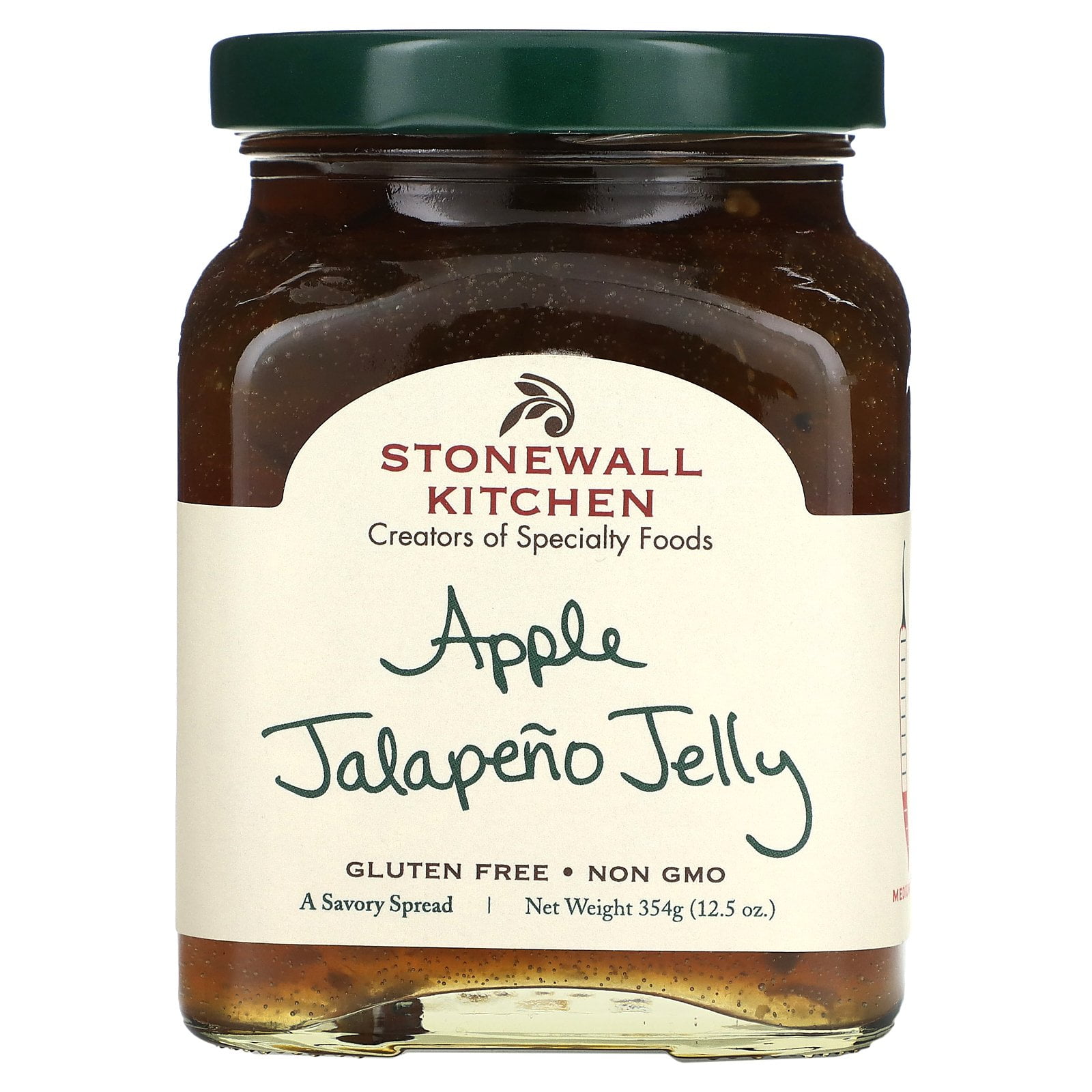 Stonewall Kitchen Apple Jalapeno Jelly, Medium , 12.5 oz (354 g)