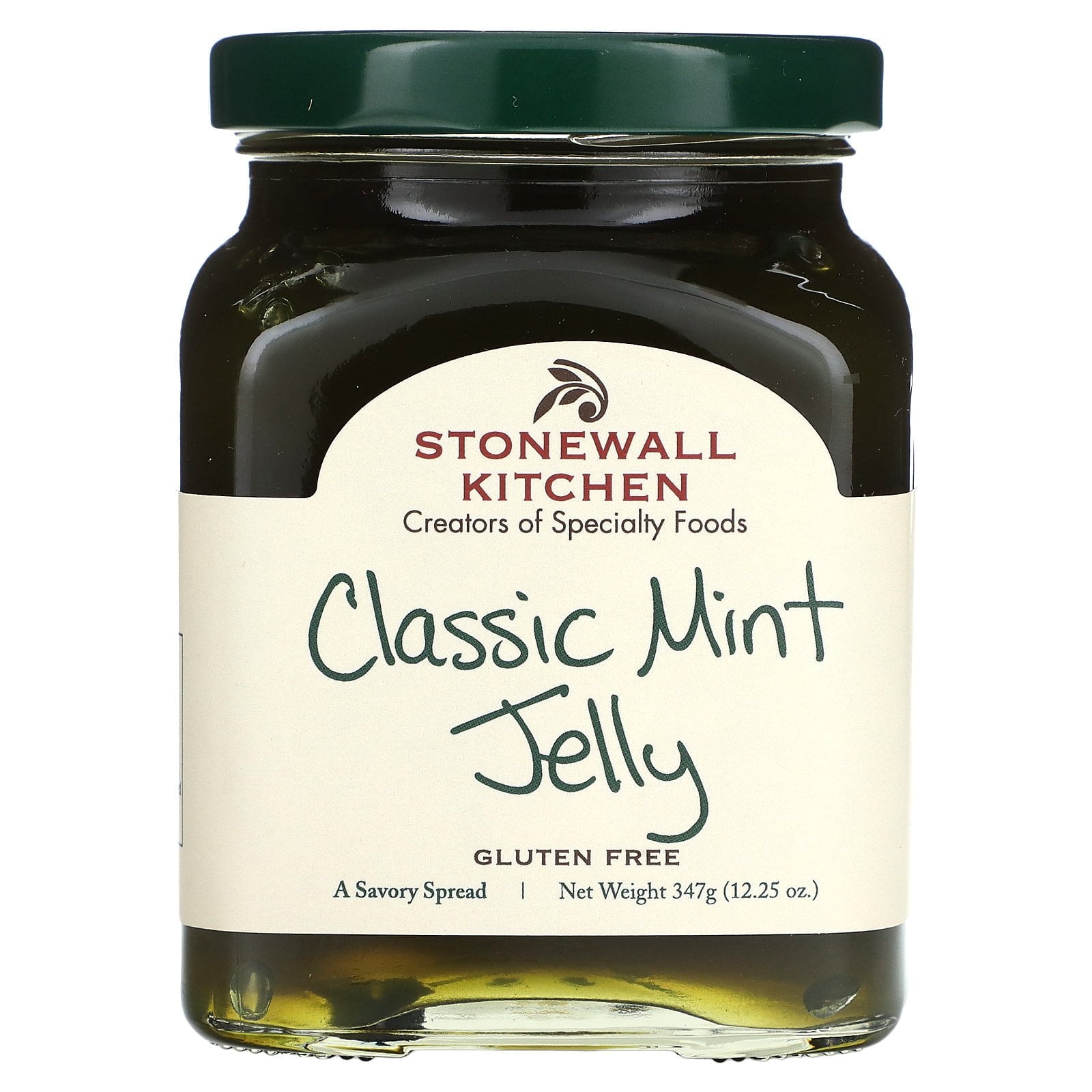 Stonewall Kitchen Classic Mint Jelly, 12.25 oz, Savory Spearmint Spread ...