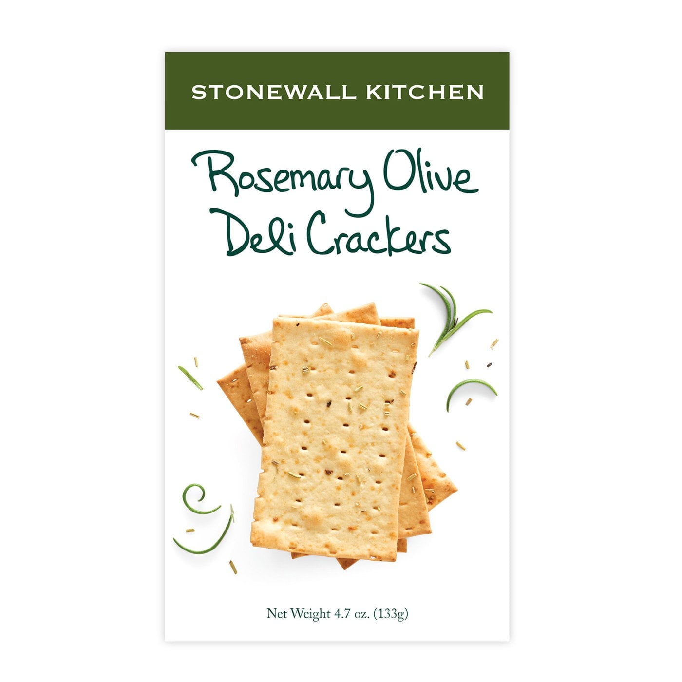 Stonewall Kitchen Deli Crackers, Rosemary Olive, 4.7 oz (133 g ...