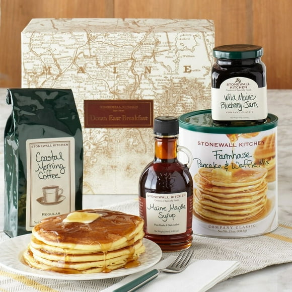 Stonewall Kitchen Down East Breakfast Gift - Includes 4 great products