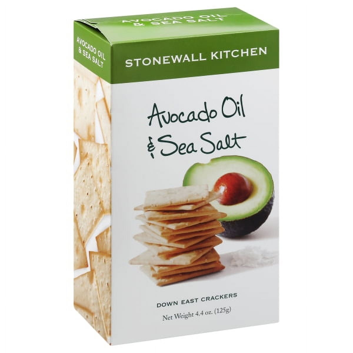 Stonewall Kitchen Down East Crackers, Avocado Oil & Sea Salt, 4.4 oz ...