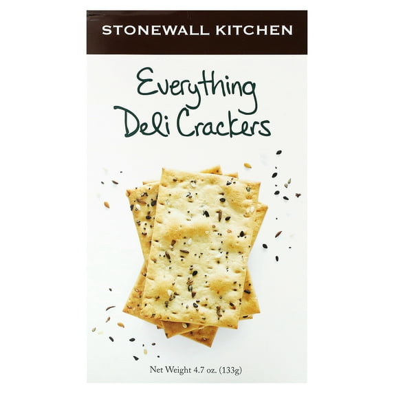Stonewall Kitchen Everything Deli Crackers - 4.7 oz box