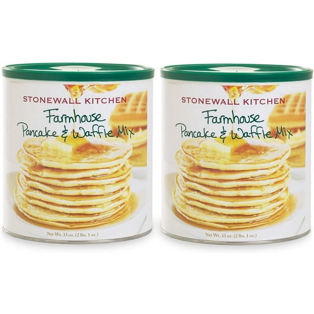 Stonewall Kitchen Farmhouse Pancake & Waffle Mix, 33 Ounces, Pack of 2