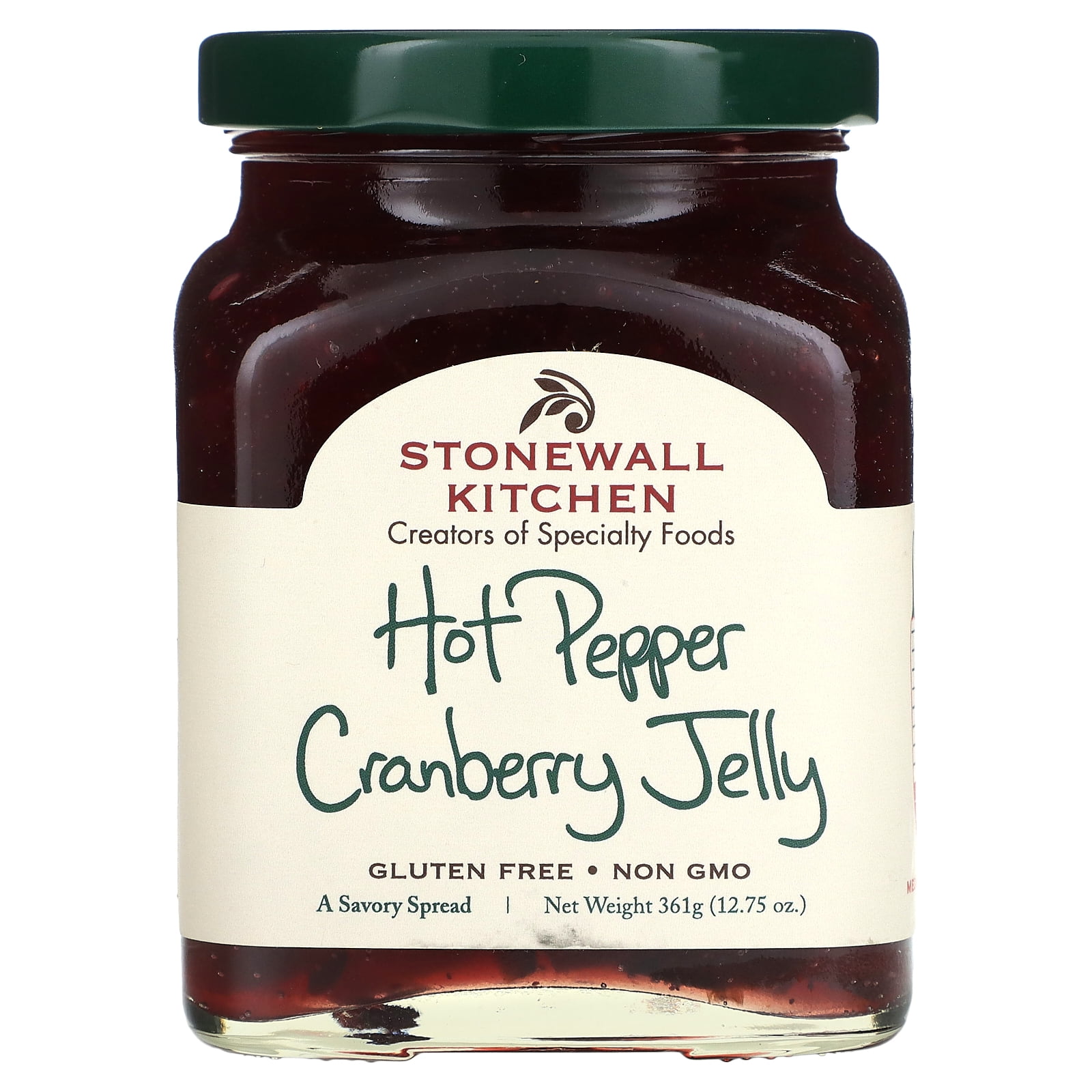 Stonewall Kitchen Hot Pepper Cranberry Jelly Medium 12.75 oz Spicy ...