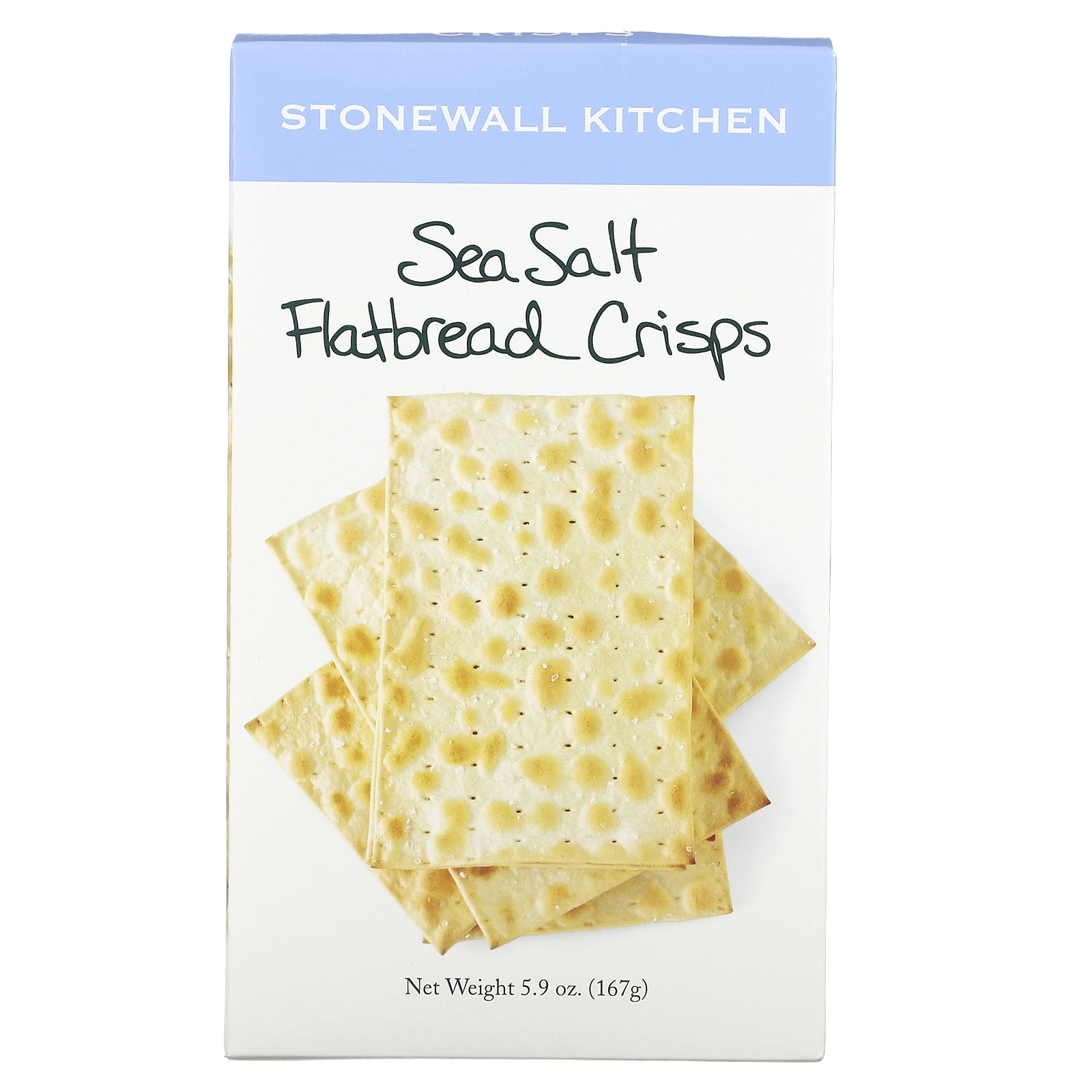 Stonewall Kitchen Sea Salt Flatbread Crisps, 5.9 Ounce Box