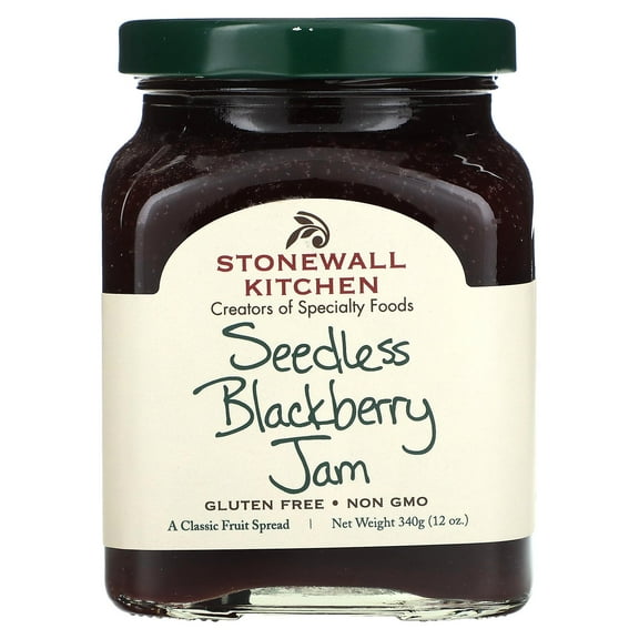 Stonewall Kitchen Seedless Blackberry Jam, 12 oz (340 g)