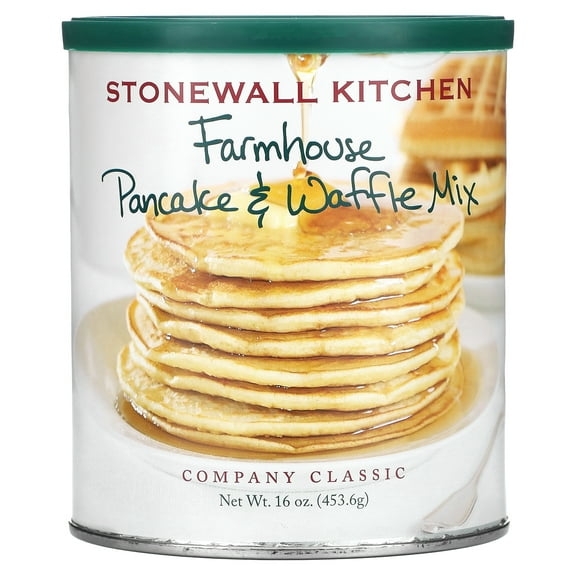 Stonewall Kitchen Small Farmhouse Pancake & Waffle Mix, 16 Ounce Can
