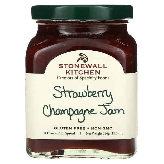 Stonewall Kitchen Strawberry Champagne Jam 11.5 oz