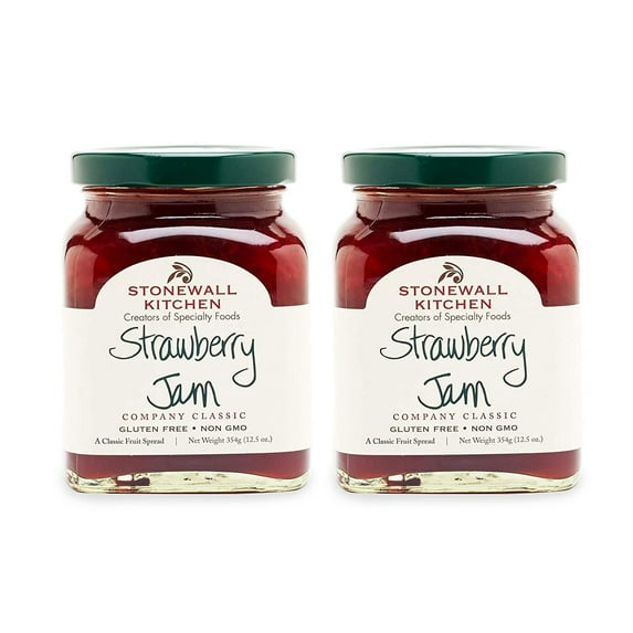 Stonewall Kitchen Strawberry Jam, 12.5 Ounces (Pack of 2)