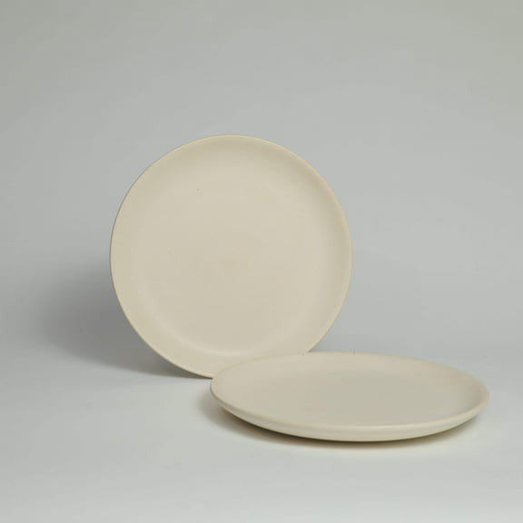 Soft Serve Clothing Stoneware Dinner Plate - White (Set of 2)