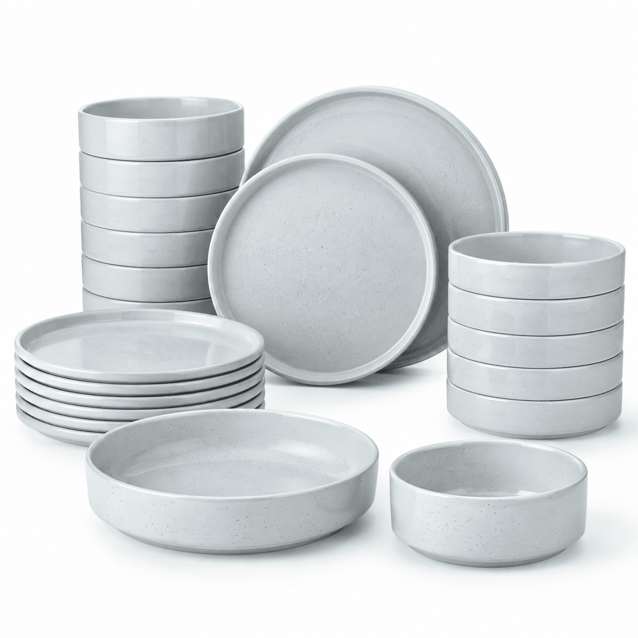Main Course Dinner Set Stoneware Dinnerware Set With Salad Kitchen Dinner Dish For 4 16 Piece ...