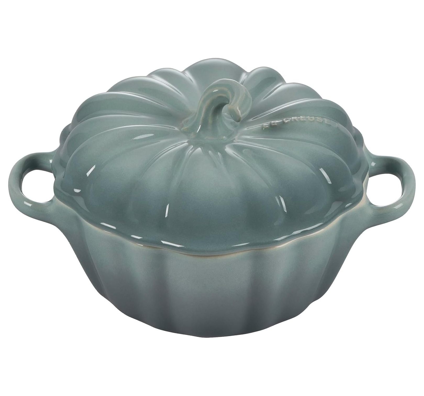 Le Creuset 12oz Mini Pumpkin Cocotte | White