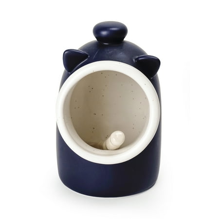 Stoneware Salt Pig - Matte Blue