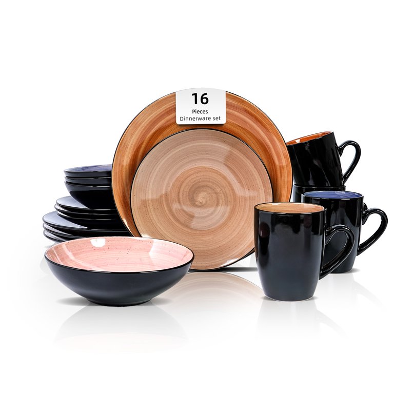Sonoma Stoneware Dinnerware Set,HW - Mix-C / 16pc Set