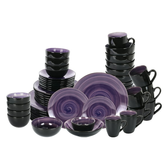 Stoneware Sonoma 56pc Dinnerware Set, Purple