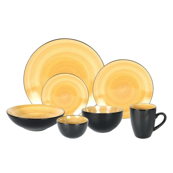 Stoneware Sonoma 56pc Dinnerware Set, Yellow