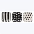 thumbnail image 1 of Stoneware Square Trinket Dish, Black & White, Assorted Style - Set of 3, 1 of 1