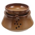 thumbnail image 1 of Stoneware Tea Set Tea Lights Essential Oil Warmer Base Ceramic Decor for Home Tea Heater Base, 1 of 6