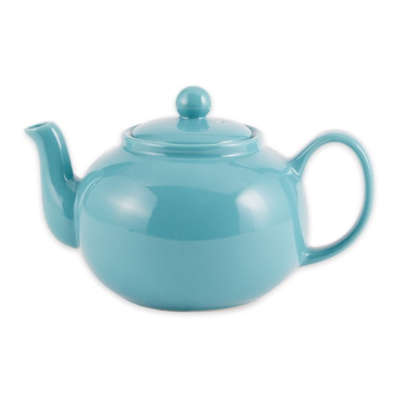 Stoneware Teapot, Turquoise