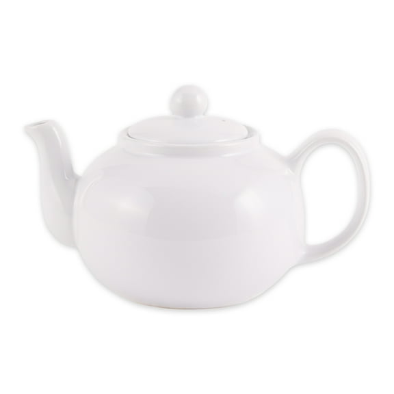 Stoneware Teapot, White