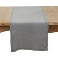 thumbnail image 1 of Stonewashed Overlock Edge Table Runner, 1 of 4