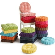 Stoneway 16" x 16" Green Round Chair Pad Outdoor Seating Cushions s