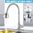 thumbnail image 1 of Stoneway 18.7'' Kitchen Faucet Spray Water Column Sprayer Stream Spout Sink Faucet 360° Rotation Bathroom Kitchen Faucet Water Tap, Two Modes of One-button Switching, 1 of 8