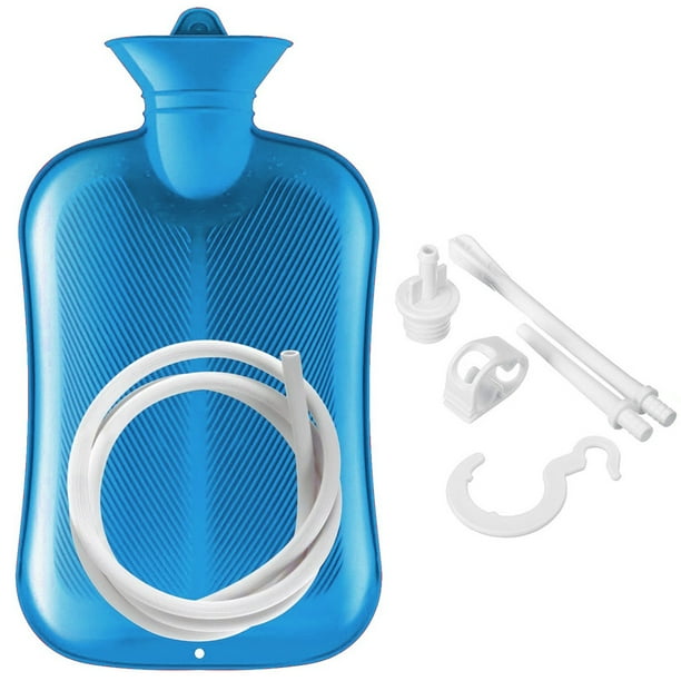 Blue Stoneway 2L Rubber Hot Water Bottle