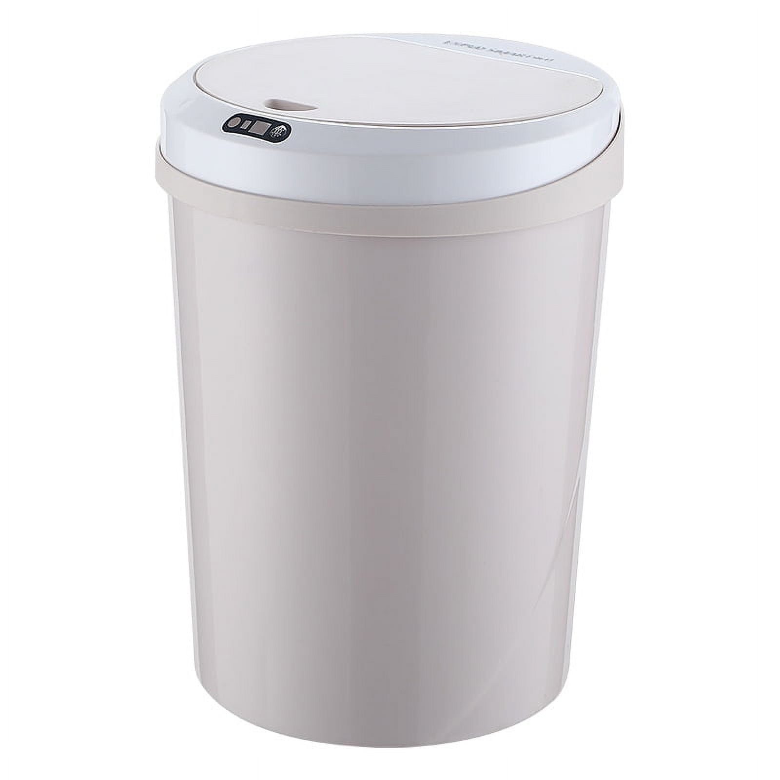 Touchless Motion Trash Can, 3.1 Gallon, White