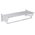 thumbnail image 1 of Stoneway 40/60cm Stainless Steel Wall Mounted Expandable Clothes Drying Rack Towel Rack, Accordion Clothes Drying Rack Pull-out Laundry Hanger Room Home Gift Sliver/Black, 1 of 9