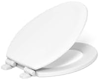 Stonewood Quiet-Close, Elongated Toilet Seat Soft Close, Durable Wood, Easy Installation, Universal Fit, Home Essentials, White Finish, K-20466-0