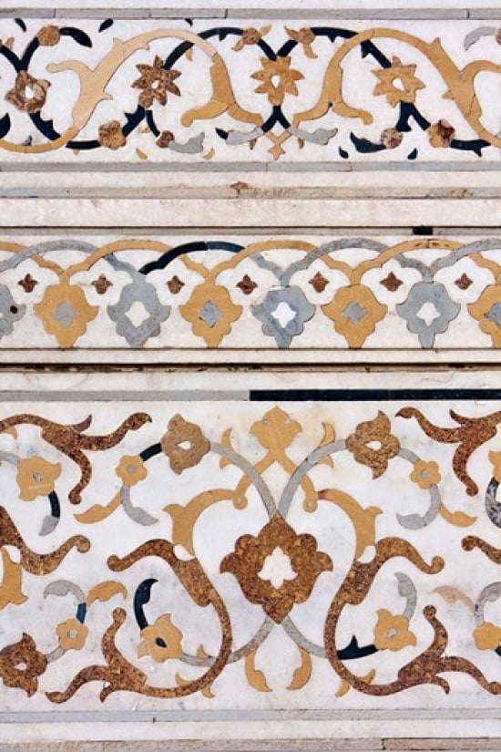 Stonework Itimad-ud-Dawlah Mausoleum Agra India Canvas Art - Charles O Cecil DanitaDelimont (11 x 17)