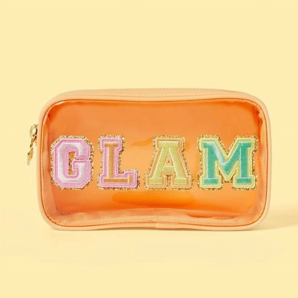 Stoney Clover Lane GLAM Patch Small Pouch Bag - Orange