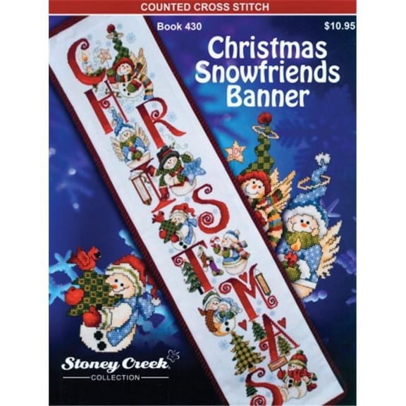 Stoney Creek 471334 Stoney Creek-Christmas Snowfriends Banner