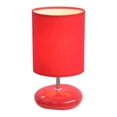 thumbnail image 1 of Stonies Small Stone Look Table Lamp - Red, 1 of 1