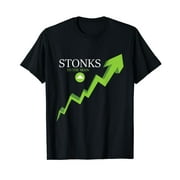 Stonks To The Moon - Day Trading Stock Market Forex Trader T-Shirt,Premium Polyester Breathable Tee Shirt-S